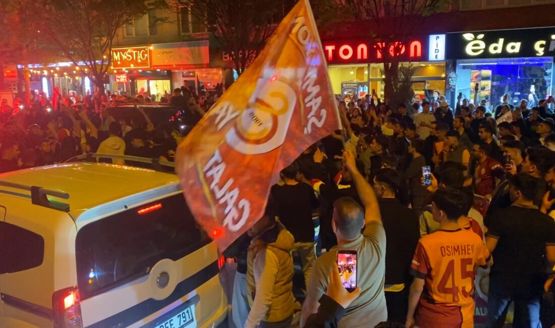 BURSA – Bursa’nın İnegöl ilçesinde, Galatasaray’ın Fenerbahçe karşısında elde ettiği