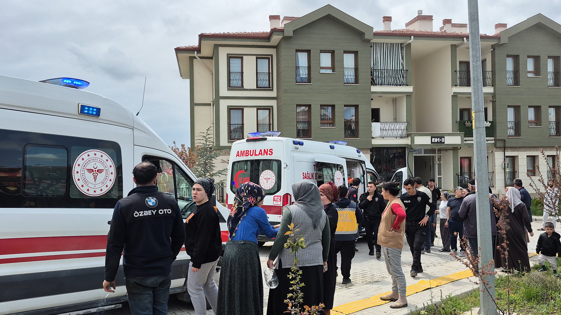 MALATYA / TEKHA Malatya’nın Yeşilyurt ilçesinde, 4 katlı bir apartmanın