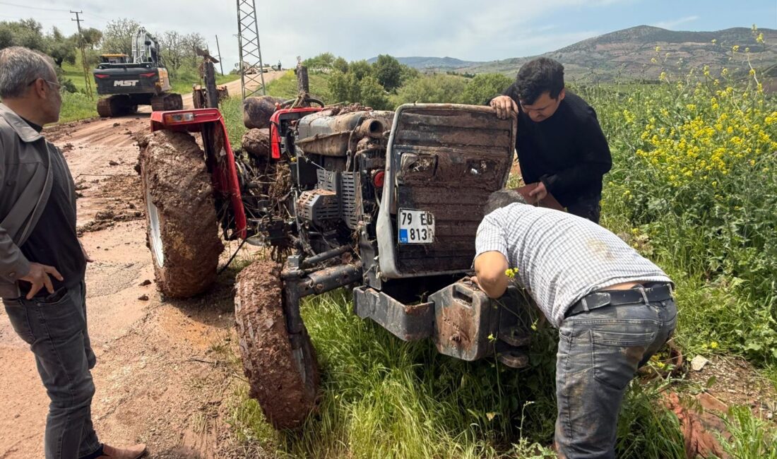 KİLİS – Musabeyli ilçesinde sağanak yağış nedeniyle debisi yükselen Afrin
