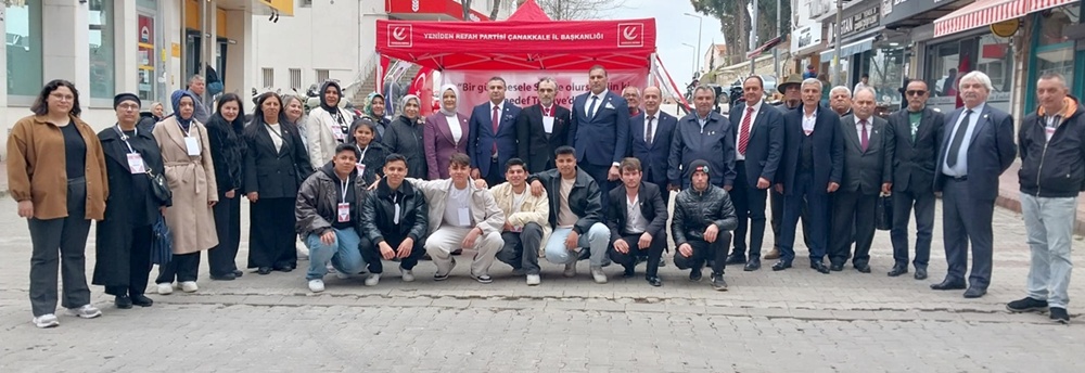 Gelibolu İlçe Başkanı Aydoğan Çorbalı, Kadın Kolları Başkanı Gamze Çetin’in