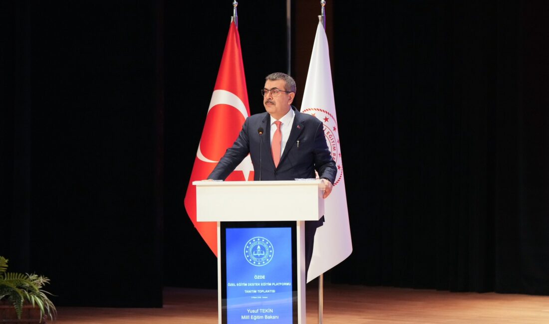 Milli Eğitim Bakanı Yusuf Tekin, özel gereksinimli öğrencilerin eğitim süreçlerini