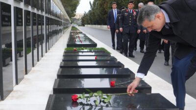 Azerbaycan’da resmi temaslarda bulunan İçişleri Bakanı Mustafa Çiftçi, Azerbaycan Cumhurbaşkanı
