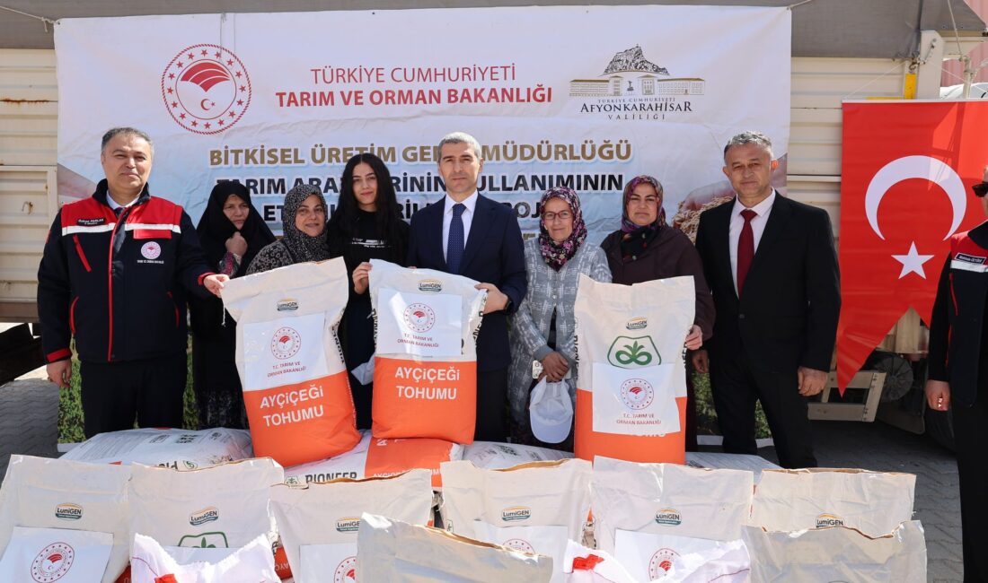Afyonkarahisar Valiliği koordinesinde, Tarım ve Orman Bakanlığı Bitkisel Üretim Genel