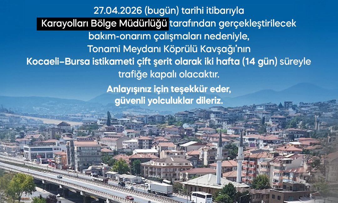 Kocaeli-Bursa İstikametinde Bakım Ve Onarım Çalışmaları Başladı Yalova Belediyesi, Tonami