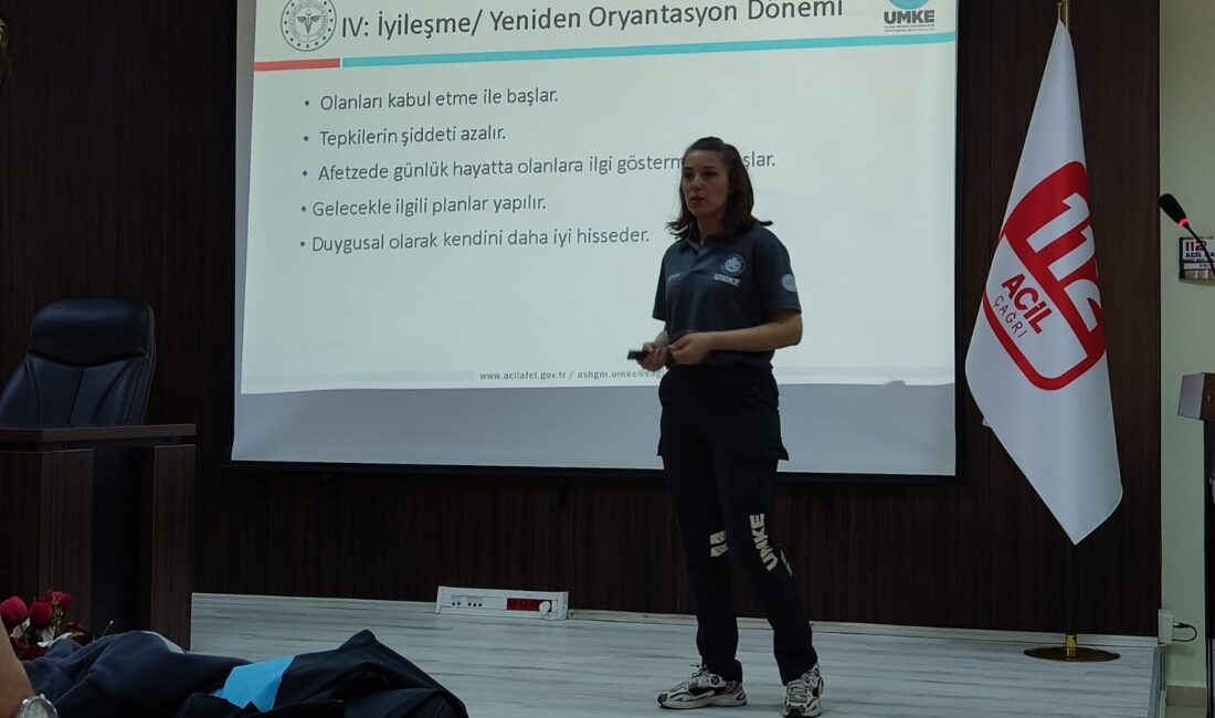Afet Durumlarında Görev Alacak UMKE Personeline Eğitim Verildi Yalova İl