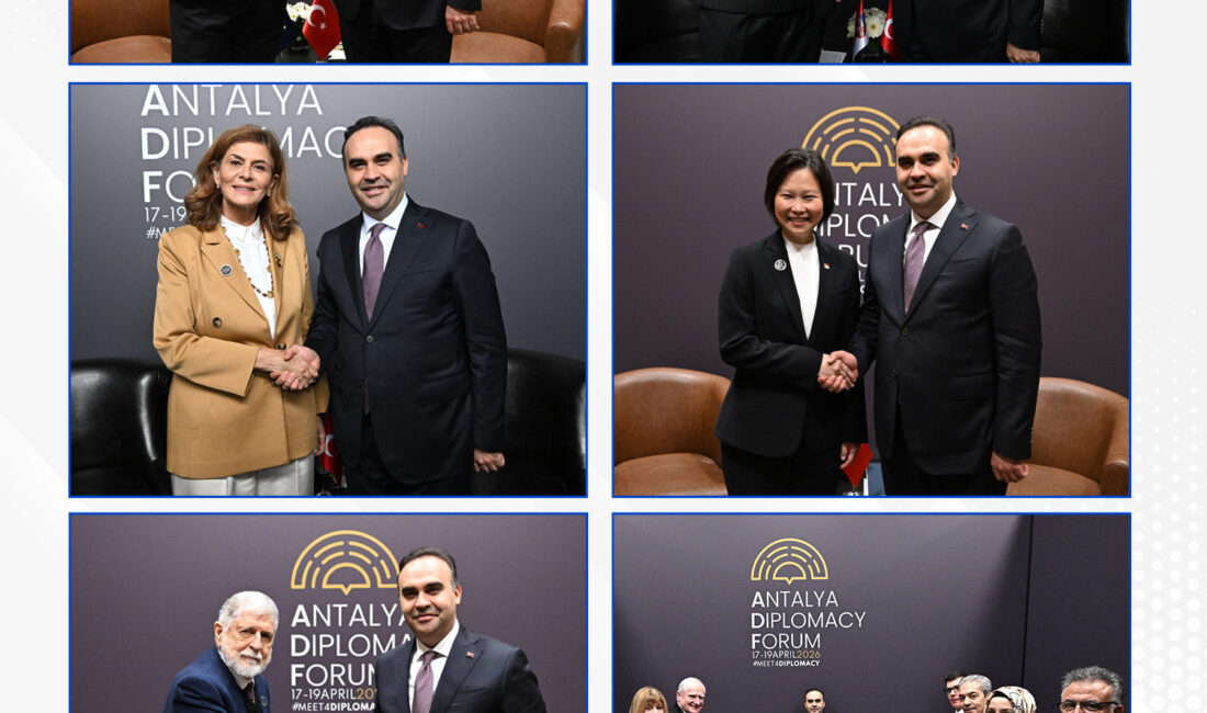 Sanayi ve Teknoloji Bakanı Mehmet Fatih Kacır, Antalya Diplomasi Forumu