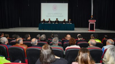 BOLU / TEKHA Bolu Valisi Abdulaziz Aydın, merkez ilçe muhtarlarıyla