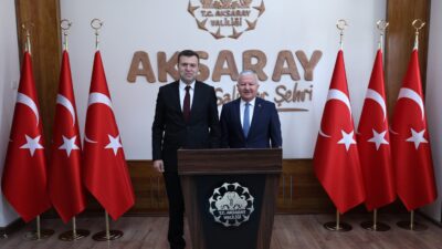 AKSARAY / TEKHA Niğde Valisi Nedim Akmeşe, Aksaray Valisi Murat