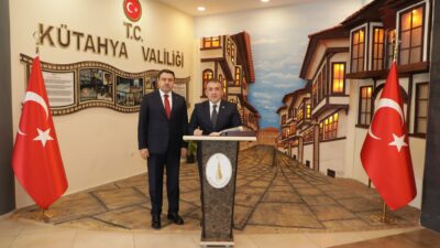 KÜTAHYA / TEKHA Bilecik Valisi Faik Oktay Sözer, Kütahya Valisi