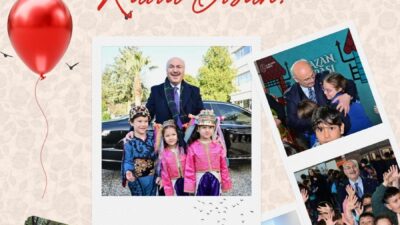 DENİZLİ / TEKHA Denizli Valisi Yavuz Selim Köşger, 23 Nisan