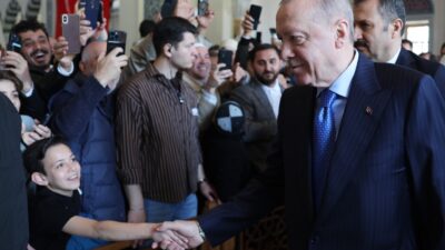 İSTANBUL / TEKHA Cumhurbaşkanı Recep Tayyip Erdoğan, Çamlıca Camii’nde düzenlenen