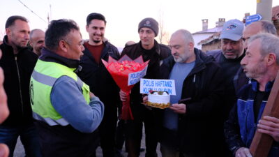 Sivas’ın Şarkışla ilçesinde kavga ihbarı üzerine olay yerine giden polis