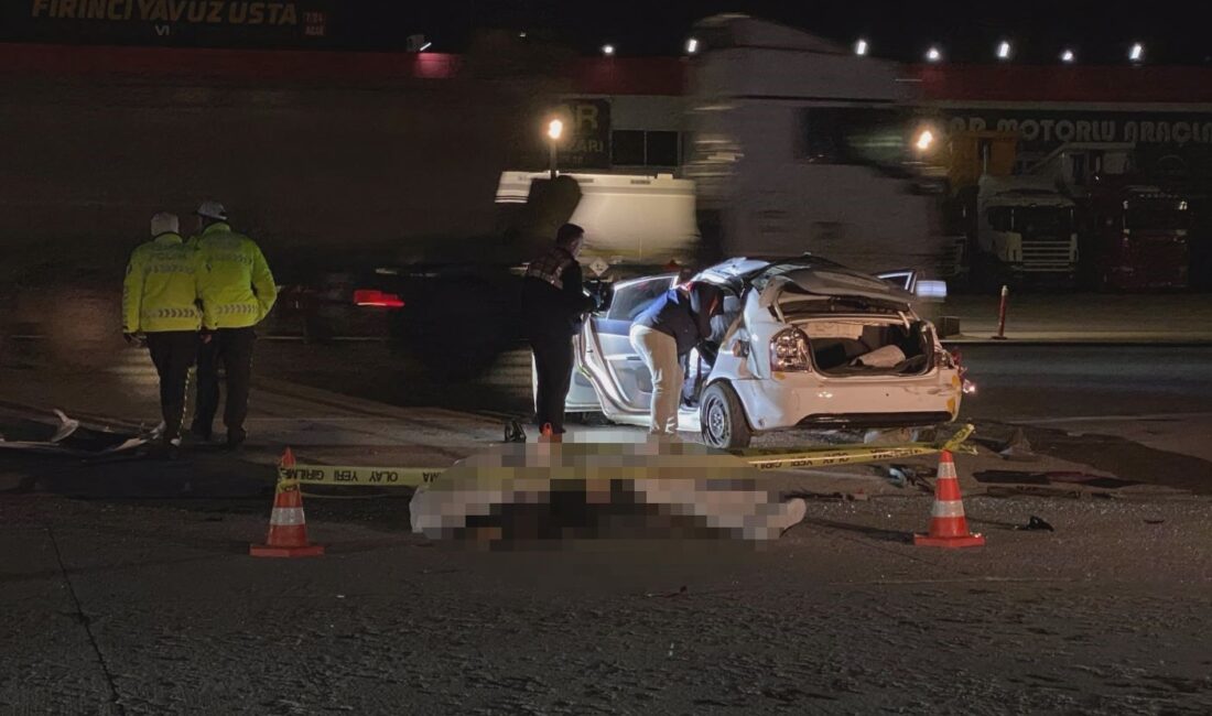 Ankara’nın Mamak ilçesinde kontrolden çıkarak takla atan bir otomobil, o