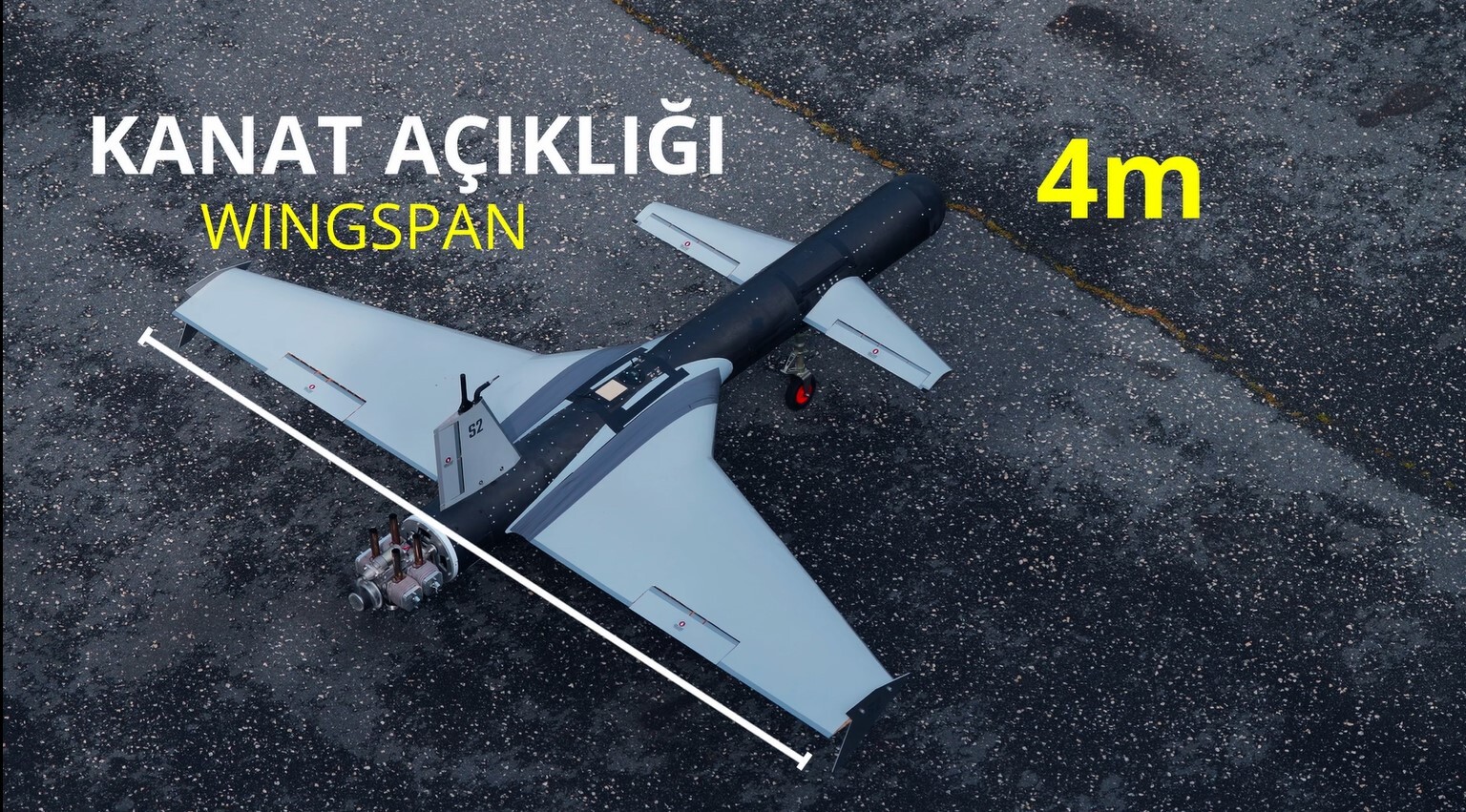 BAYKAR tarafından milli ve özgün imkanlarla geliştirilen, 1000 kilometreyi aşan