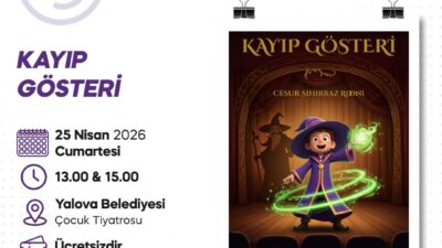 Eğlence Dolu Dakikalar İçin Geri Sayım Başladı Yalova Belediyesi, çocuklara