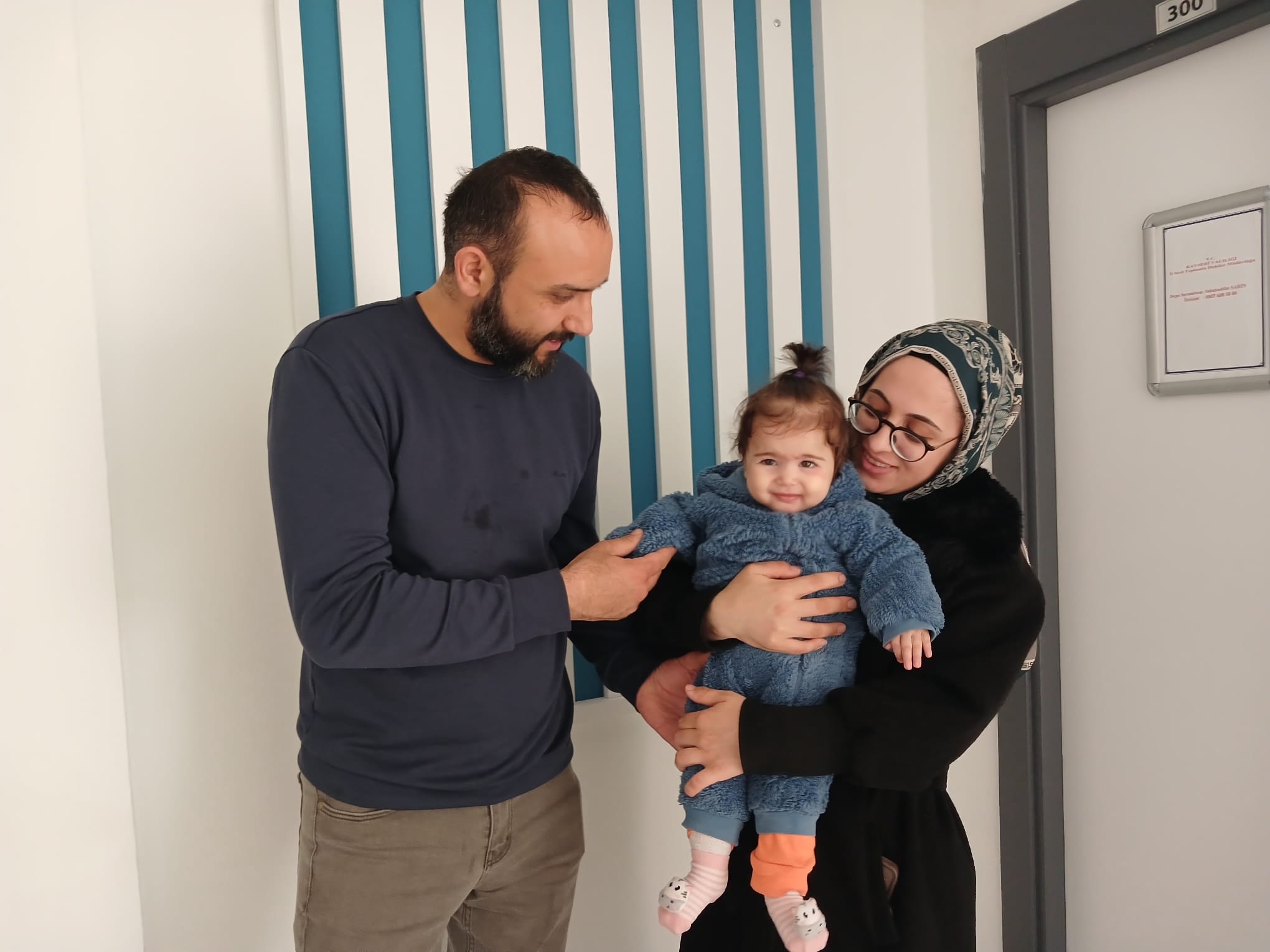 Kayseri’de SMA Tip-1 teşhisi konulan 11 aylık Alya Taşdemir’in gen