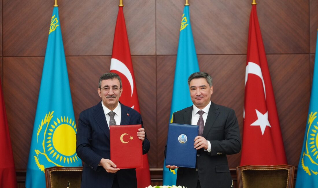KAZAKİİSTAN / TEKHA Cumhurbaşkanı Yardımcısı Cevdet Yılmaz ve Kazakistan Başbakanı