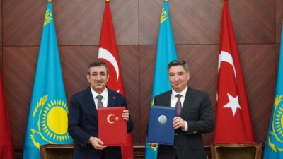 KAZAKİİSTAN / TEKHA Cumhurbaşkanı Yardımcısı Cevdet Yılmaz ve Kazakistan Başbakanı