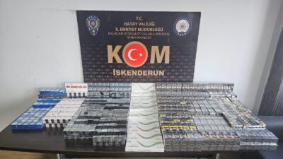 Hatay’da emniyet birimlerinin kaçakçılıkla mücadele kapsamında yürüttüğü çalışmalar önemli sonuçlar