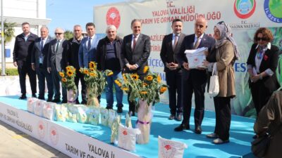 Tarım Arazilerinin Kullanımını Etkinleştirme Projesi Kapsamında Tohumlar Dağıtıldı Yalova’da “Tarım