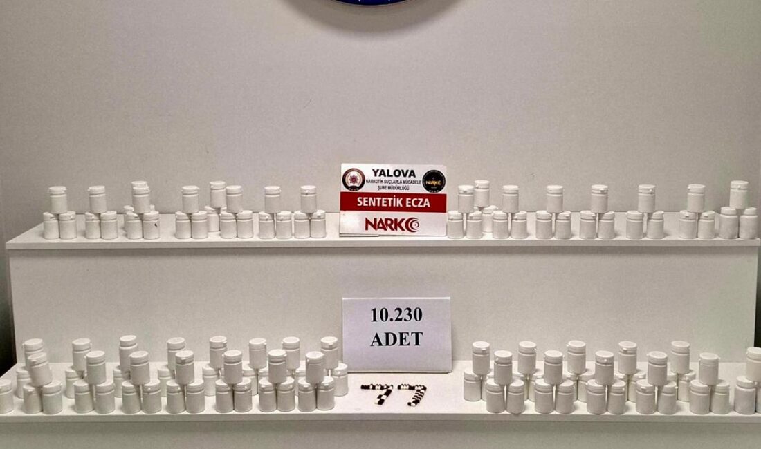 YALOVA / TEKHA Yalova İl Emniyet Müdürlüğü ekiplerince uyuşturucu sevkiyatı