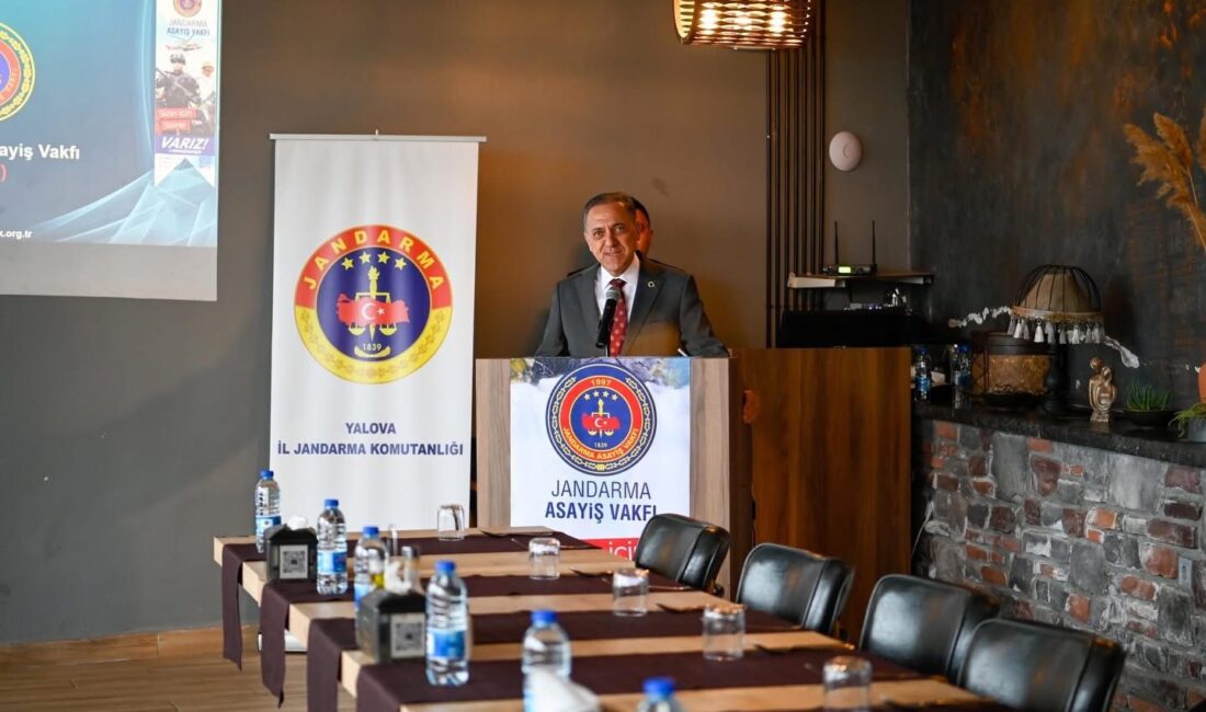 Jandarma Asayiş Vakfı Yalova Temsilciliği’nin ikinci toplantısı, Vakfın Onursal Başkanlığını