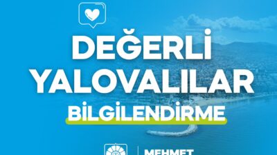 Belediye Başkan Yardımcılarının Adı Kullanılarak Bağış İsteniyor Yalova Belediyesi, son