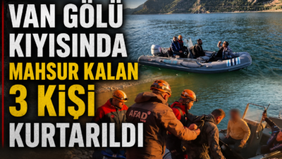 Van Emniyet Müdürlüğünden yapılan açıklamada, “Van Gölü polis sorumluluk sahasında