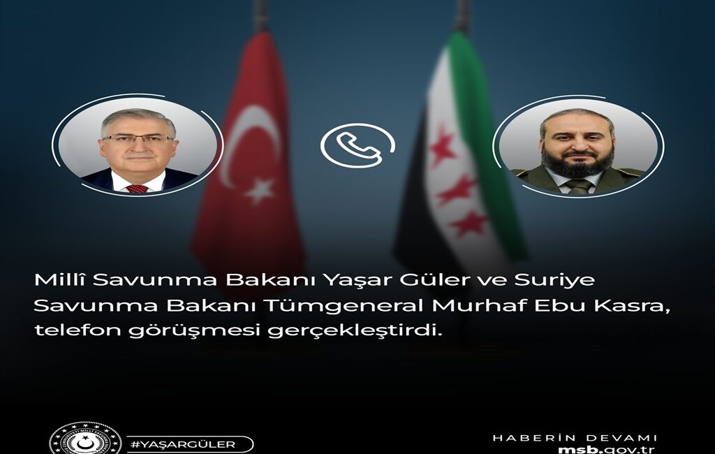 ANKARA / TEKHA Milli Savunma Bakanı Yaşar Güler, Suriye Savunma