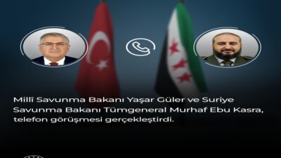 ANKARA / TEKHA Milli Savunma Bakanı Yaşar Güler, Suriye Savunma
