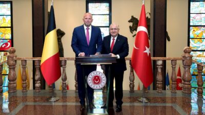 ANKARA / TEKHA Milli Savunma Bakanı Yaşar Güler, Belçika Savunma