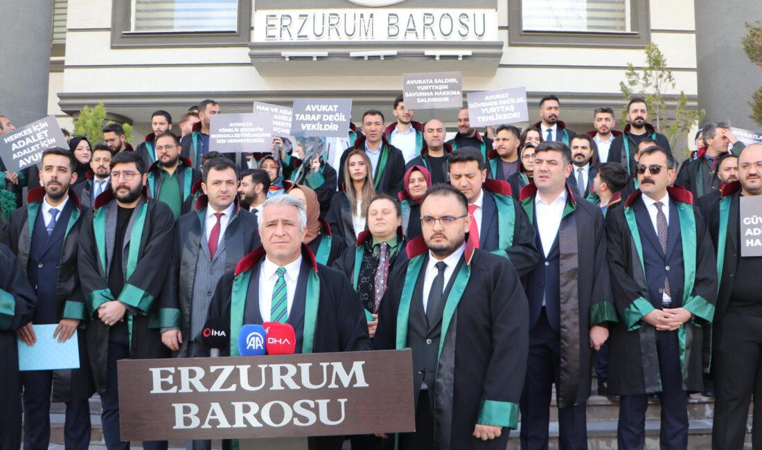 Erzurum Barosu avukatlarından Taha Bağaçlı, hukuk bürosunda uğradığı bıçaklı saldırıdan