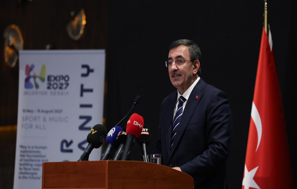 ANKARA / TEKHA Cumhurbaşkanı Yardımcısı Cevdet Yılmaz, Cumhurbaşkanı Recep Tayyip
