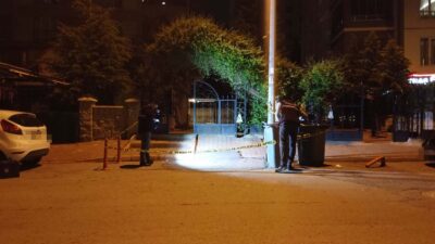 Kayseri’nin Talas ilçesinde sokak ortasında bir kadını darbeden şüpheliyi uyararak