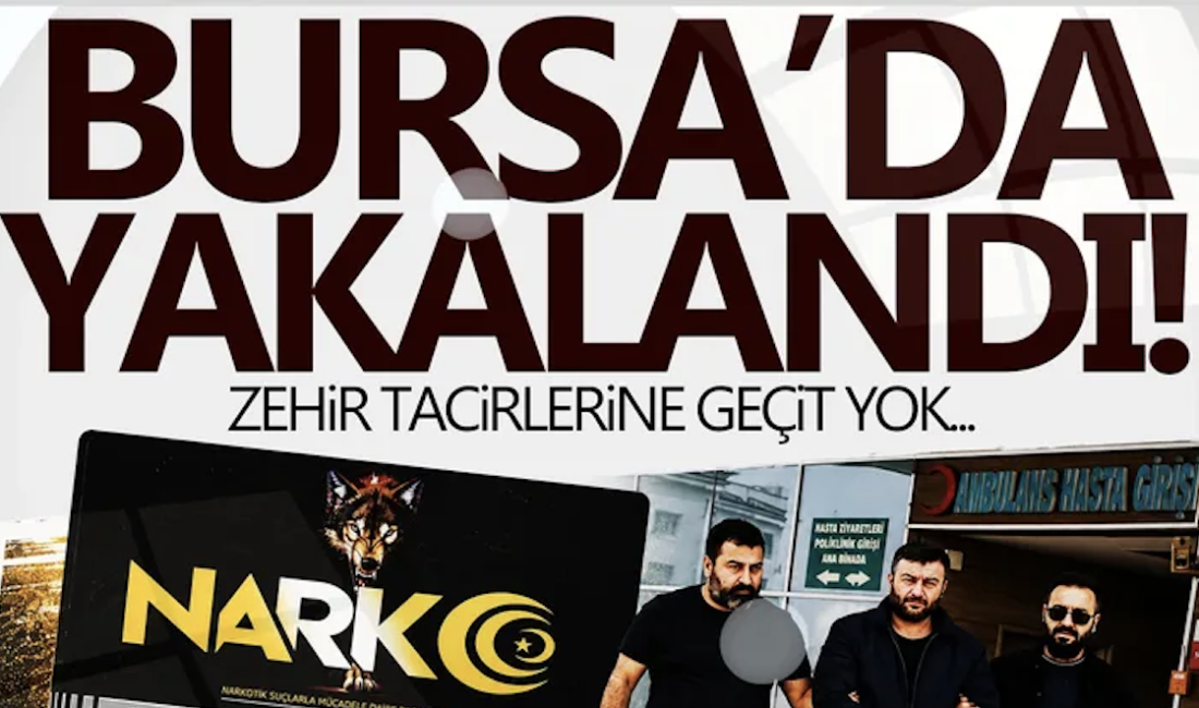 Bursa’nın İnegöl ilçesinde narkotik ekiplerinin gerçekleştirdiği operasyonda uyuşturucu ticareti yaptığı