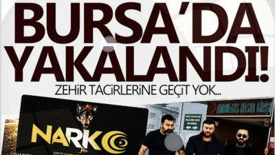 Bursa’nın İnegöl ilçesinde narkotik ekiplerinin gerçekleştirdiği operasyonda uyuşturucu ticareti yaptığı