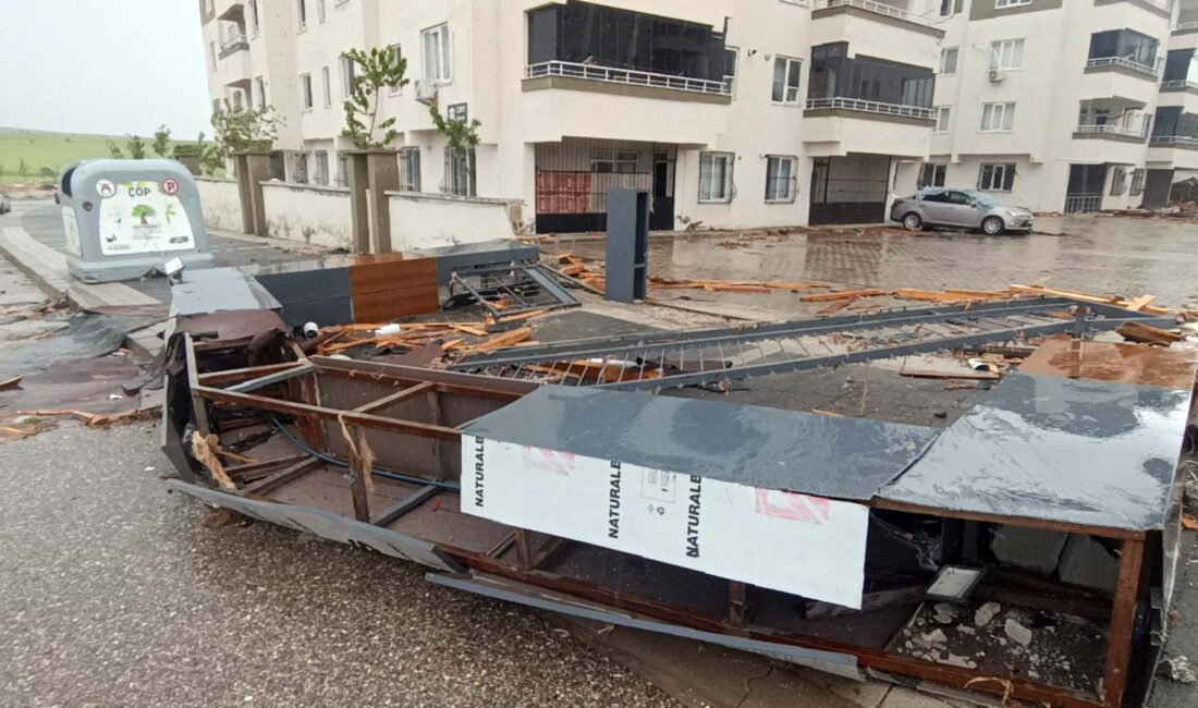 Gaziantep’te dün öğleden sonra aniden etkili olan sağanak, dolu ve