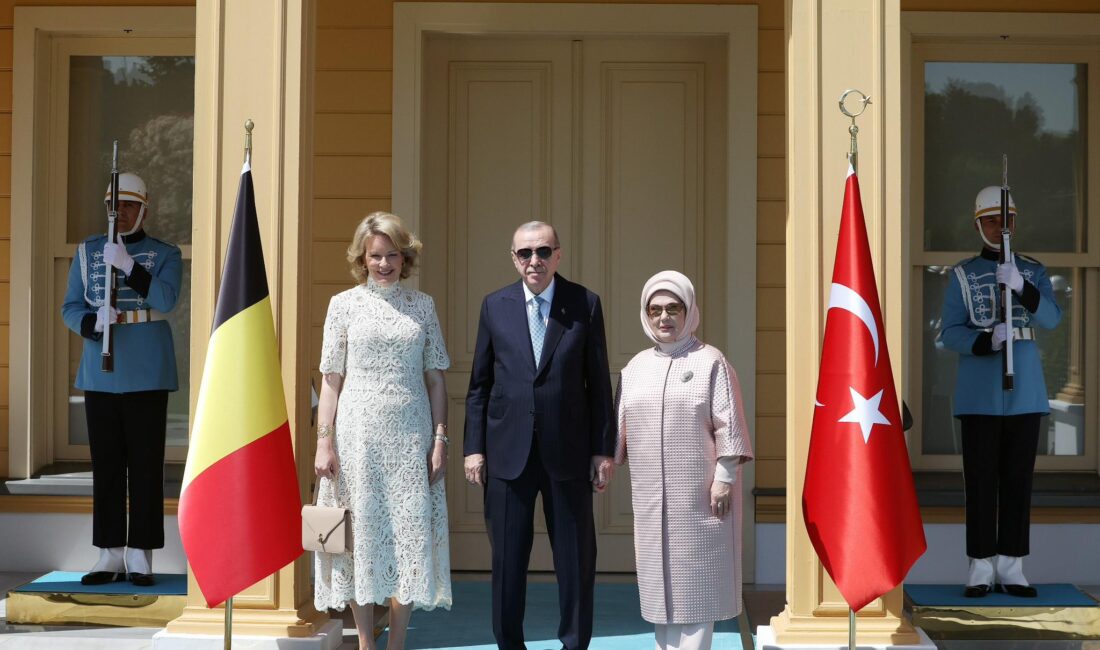İSTANBUL / TEKHA Cumhurbaşkanı Recep Tayyip Erdoğan, Belçika Kraliçesi Mathilde