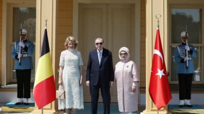 İSTANBUL / TEKHA Cumhurbaşkanı Recep Tayyip Erdoğan, Belçika Kraliçesi Mathilde
