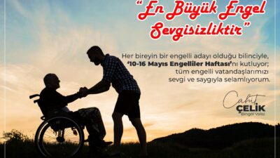 BİNGÖL / TEKHA Bingöl Valiliği, 10-16 Mayıs Engelliler Haftası dolayısıyla