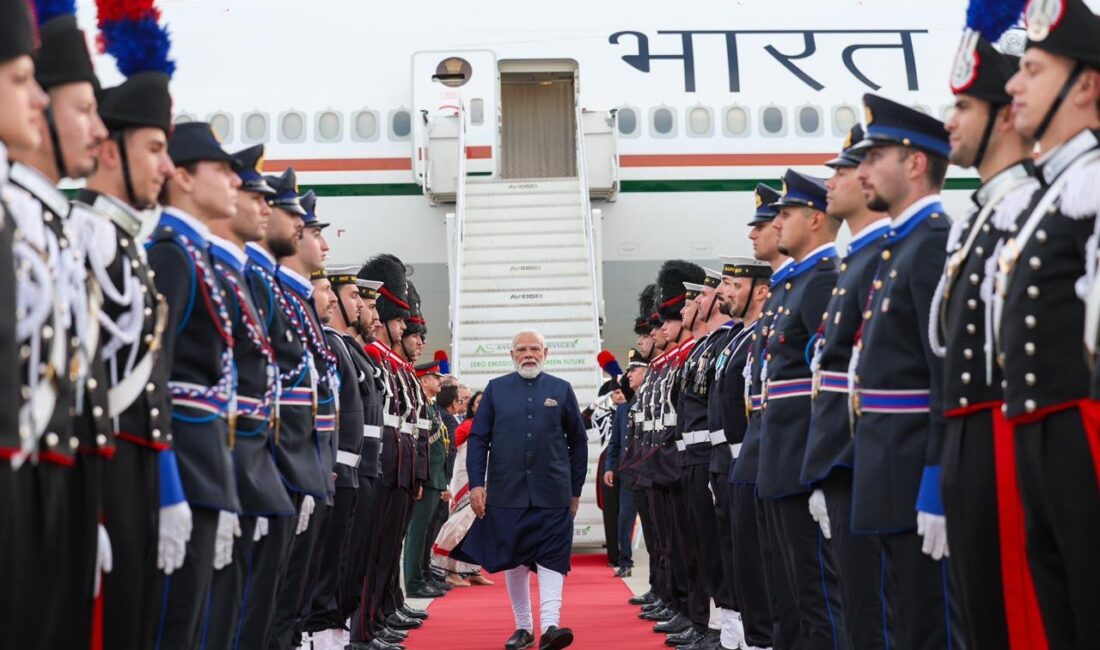 İTALYA / TEKHA Hindistan Başbakanı Narendra Modi, İtalya’nın başkenti Roma’da