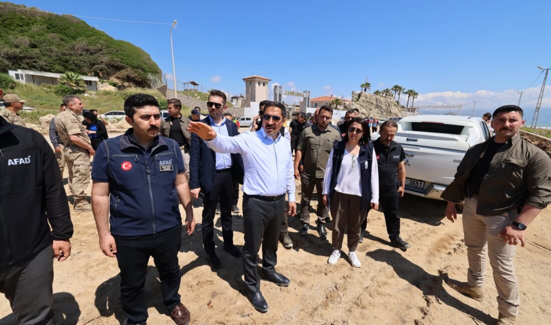 Hüseyin ZORKUN / HATAY – TEKHA Vali Masatlı Sahada İncelemelerde
