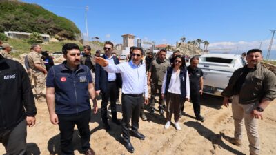 Hüseyin ZORKUN / HATAY – TEKHA Vali Masatlı Sahada İncelemelerde
