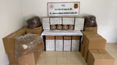 KAYSERİ / TEKHA Kayseri’nin Melikgazi ilçesinde jandarma ekipleri tarafından düzenlenen