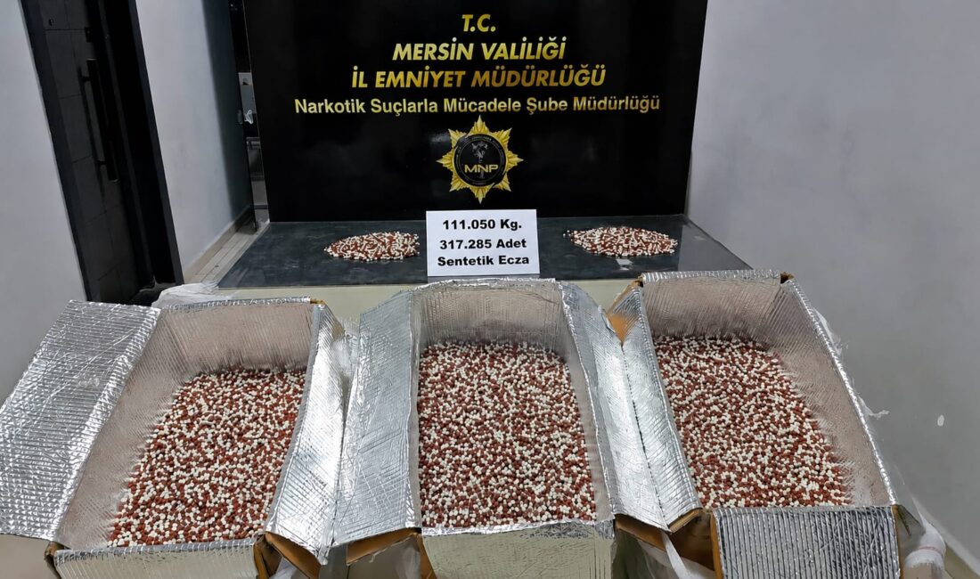 MERSİN / TEKHA Mersin’de polis ekipleri tarafından gerçekleştirilen teknik ve