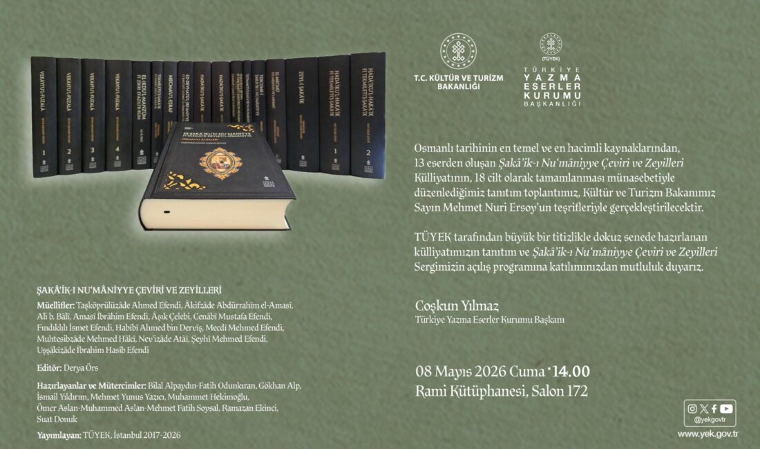İSTANBUL / TEKHA Türkiye Yazma Eserler Kurumu Başkanlığı tarafından hazırlanan