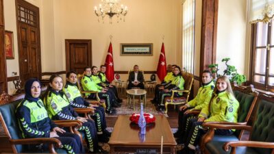 Bilecik Valisi Faik Oktay Sözer, Trafik Haftası dolayısıyla İl Emniyet