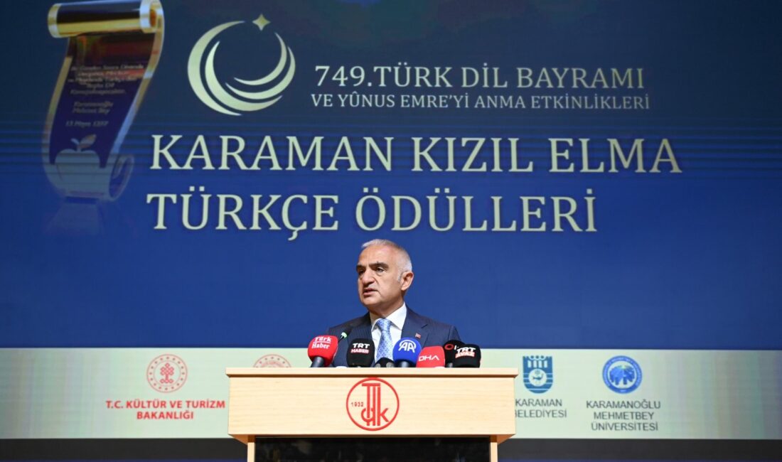 Kültür ve Turizm Bakanı Mehmet Nuri Ersoy, 749’uncu Türk Dil