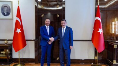 Cumhurbaşkanı Yardımcısı Cevdet Yılmaz, Belçika Başbakan Yardımcısı ve Dışişleri, Avrupa