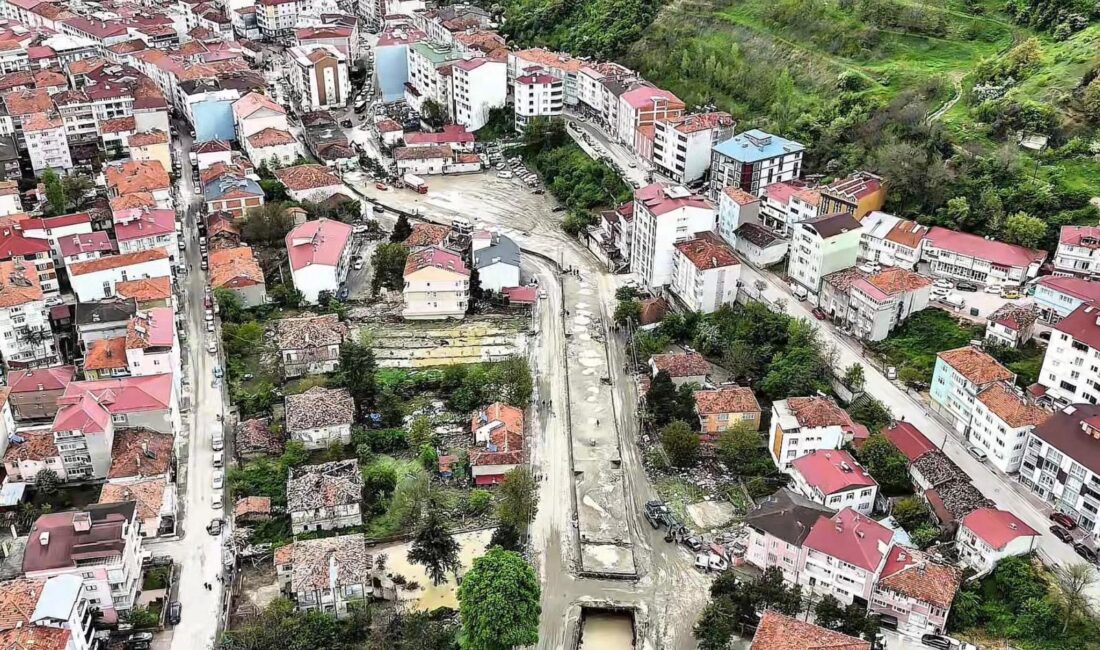 Samsun il genelinde etkili olan kuvvetli yağışlar, özellikle Havza ilçesinde